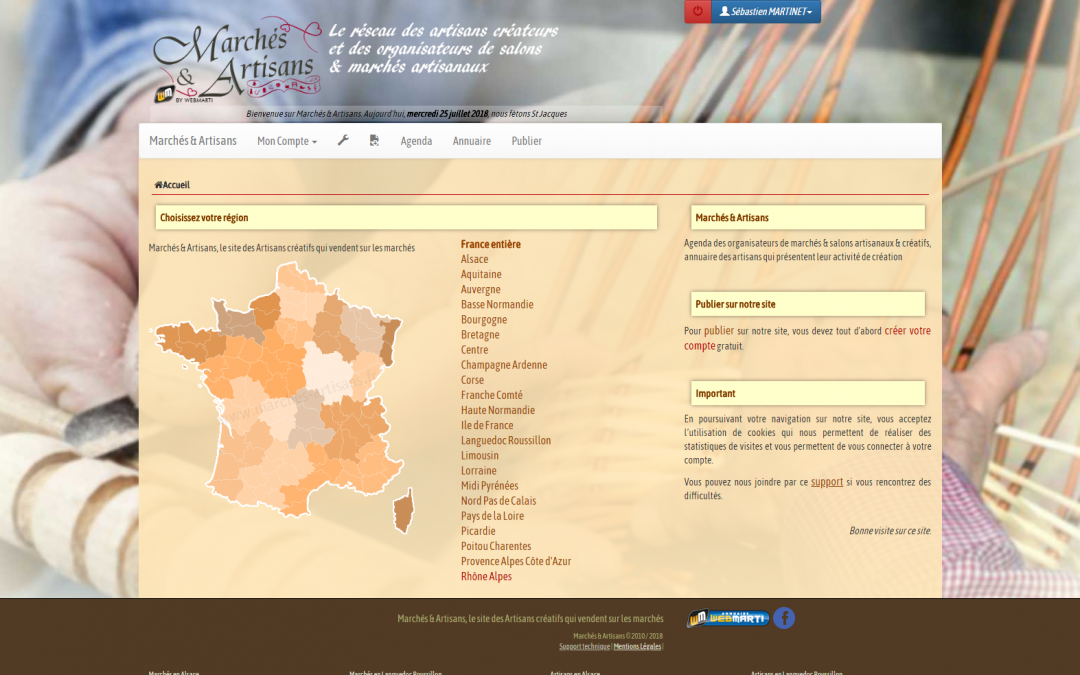 Un site de référence nationale pour les artisans créateurs & créatifs